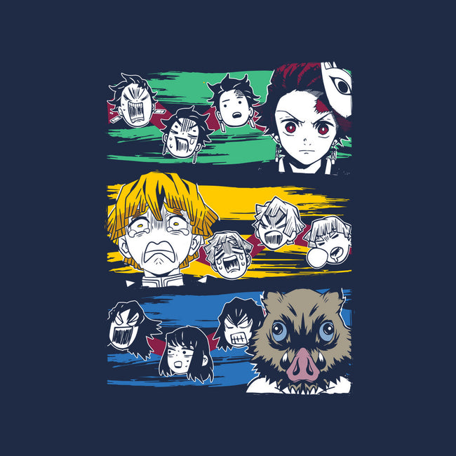 Demon Slayer Trio-none stretched canvas-constantine2454