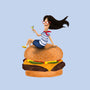 Burger Mom-unisex basic tee-miaecook