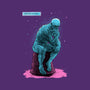 Blue Thinker-none matte poster-teesgeex
