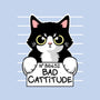Bad Cattitude-none adjustable tote-NemiMakeit