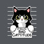 Bad Cattitude-none matte poster-NemiMakeit