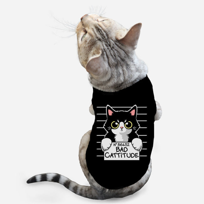 Bad Cattitude-cat basic pet tank-NemiMakeit