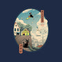 Ukiyo-E Delivery-none removable cover w insert throw pillow-vp021