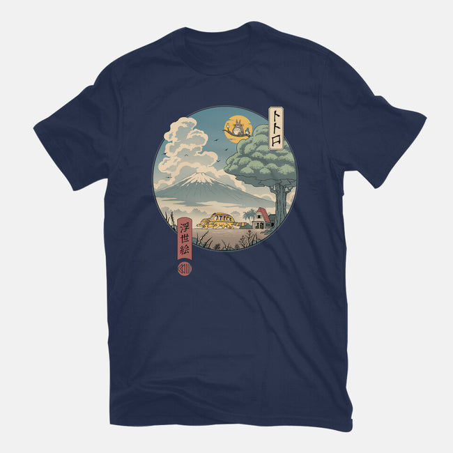 Neighbor's Ukiyo-E-unisex basic tee-vp021