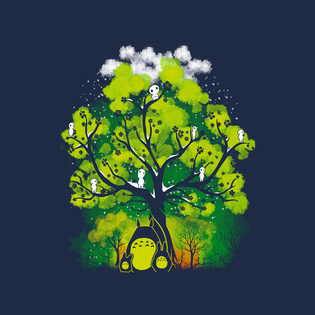 My Neighbor's Forest-none stretched canvas-constantine2454