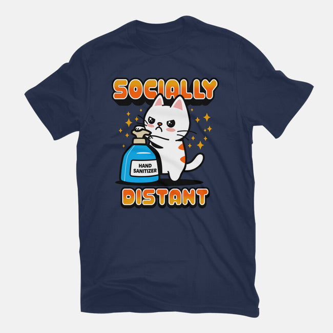 Socially Distant-unisex basic tee-Boggs Nicolas