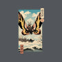 Ancient Moth Ukiyo-E-womens v-neck tee-vp021
