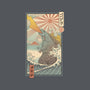 King Kaiju Ukiyo-E-none fleece blanket-vp021