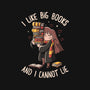 I Like Big Books-unisex baseball tee-eduely