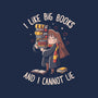 I Like Big Books-womens v-neck tee-eduely