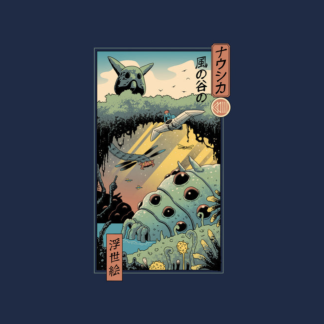 Ukiyo-E Wind Valley-none memory foam bath mat-vp021