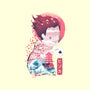 Ukiyo-E Hunter-none stretched canvas-dandingeroz