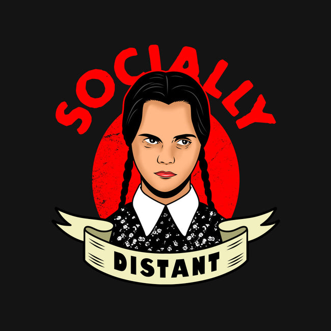 Socially Distant Girl-unisex basic tee-Boggs Nicolas