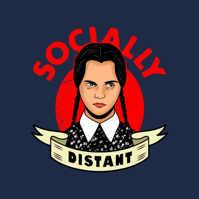 Socially Distant Girl-baby basic tee-Boggs Nicolas
