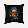 Catstronaut-none removable cover w insert throw pillow-DoOomcat