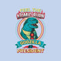 President Zilla-none removable cover w insert throw pillow-DCLawrence