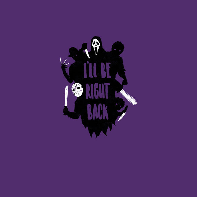 I'll Be Right Back-mens long sleeved tee-DinoMike
