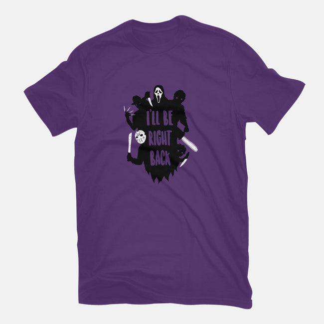 I'll Be Right Back-mens long sleeved tee-DinoMike