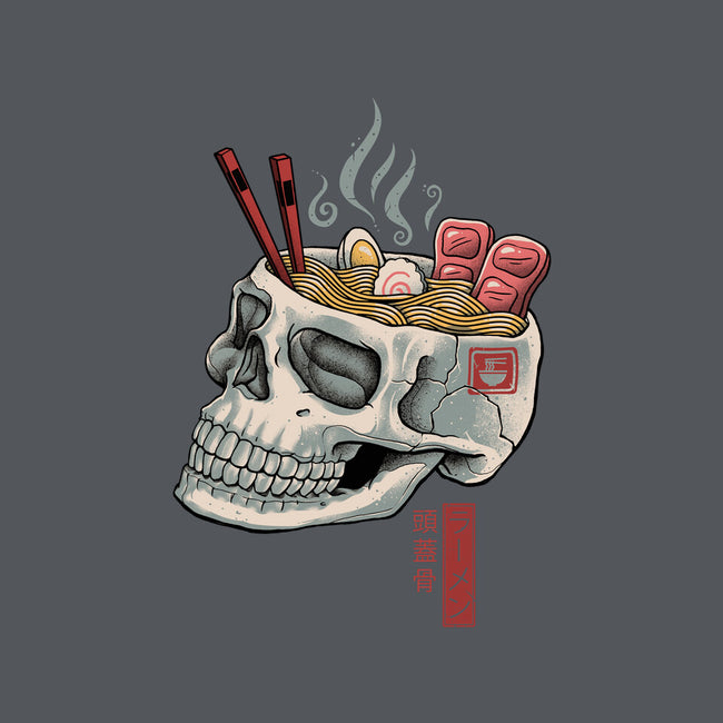 Ramen Skull-none non-removable cover w insert throw pillow-vp021