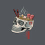 Ramen Skull-none non-removable cover w insert throw pillow-vp021