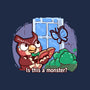 Is This A Monster?-none non-removable cover w insert throw pillow-sarkasmtek