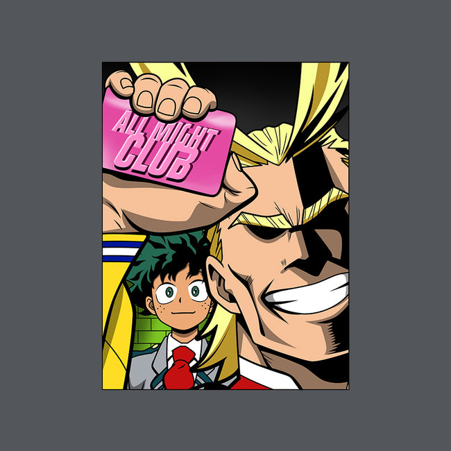 All Might Club-womens fitted tee-Boggs Nicolas