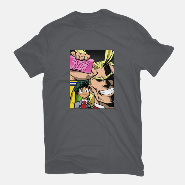 All Might Club-mens basic tee-Boggs Nicolas
