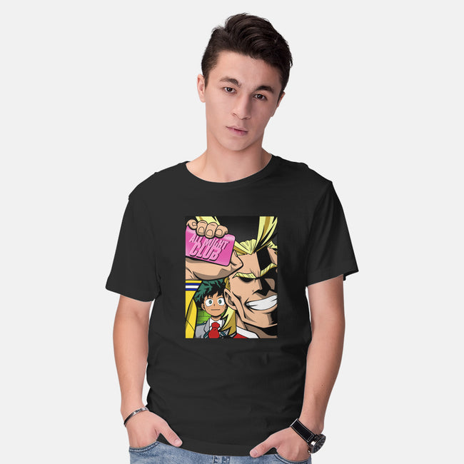 All Might Club-mens basic tee-Boggs Nicolas