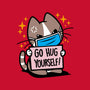 No Free Hugs-none memory foam bath mat-Boggs Nicolas