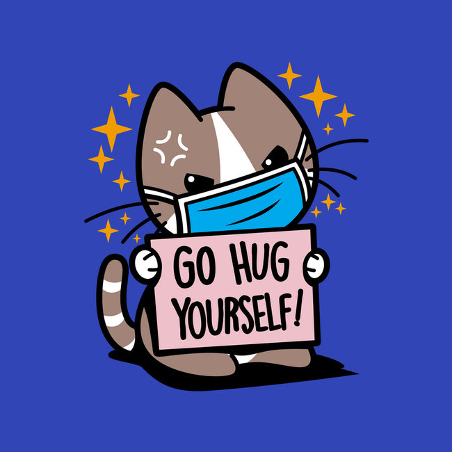 No Free Hugs-none removable cover w insert throw pillow-Boggs Nicolas