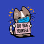 No Free Hugs-none removable cover w insert throw pillow-Boggs Nicolas