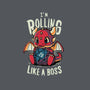 Rolling Like A Boss-none polyester shower curtain-Typhoonic