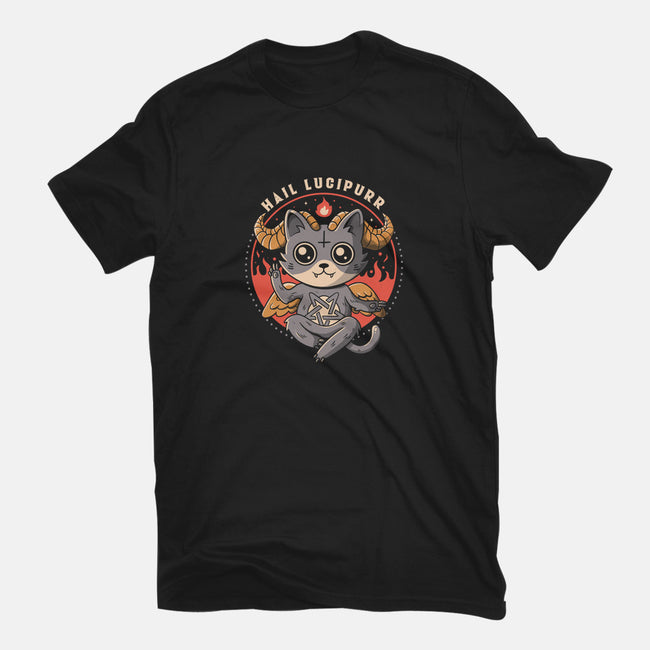 Hail Lucipurr-mens long sleeved tee-eduely