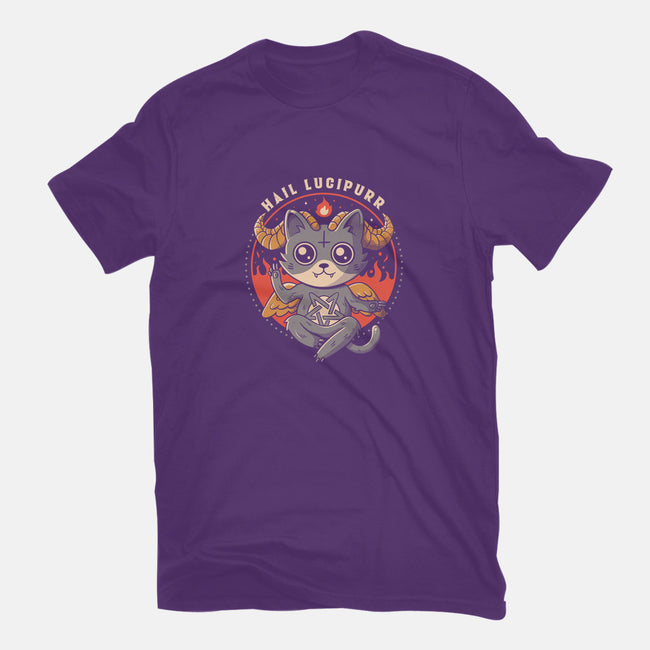 Hail Lucipurr-mens long sleeved tee-eduely