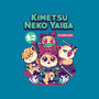 Kimetsu Neko Yaiba-none non-removable cover w insert throw pillow-wehkid
