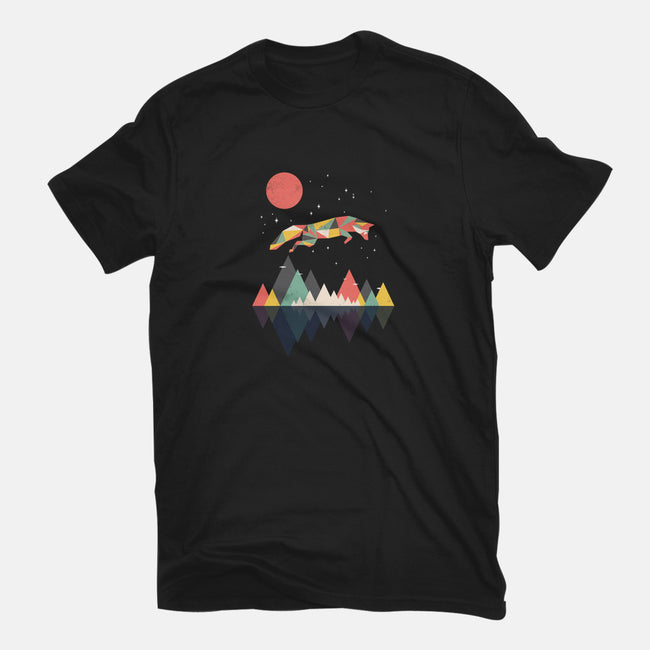 Wild as a Fox-youth basic tee-rocketman_art