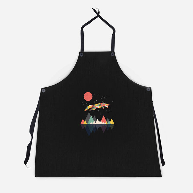 Wild as a Fox-unisex kitchen apron-rocketman_art
