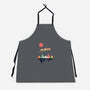 Wild as a Fox-unisex kitchen apron-rocketman_art