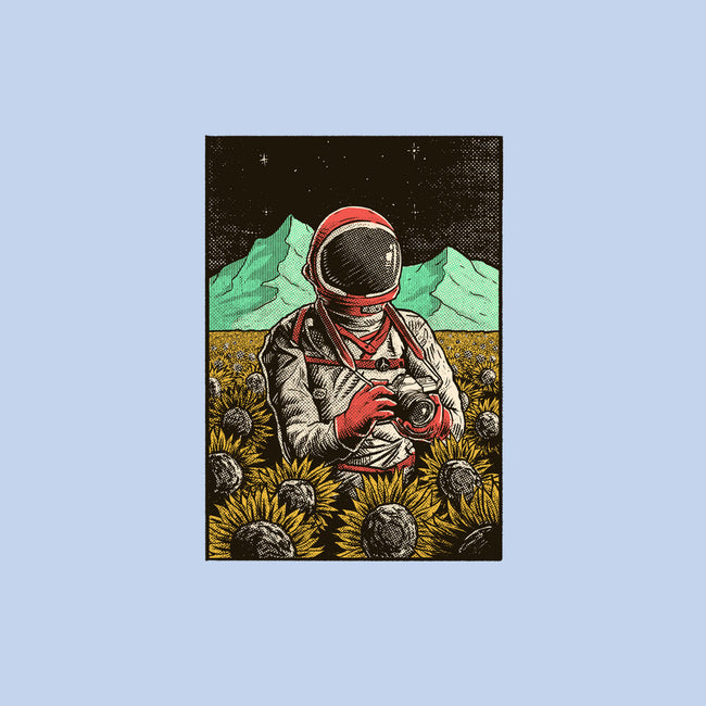 Space Flowers-baby basic tee-artofvelazquez