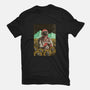 Space Flowers-womens fitted tee-artofvelazquez