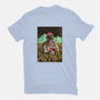 Space Flowers-womens fitted tee-artofvelazquez