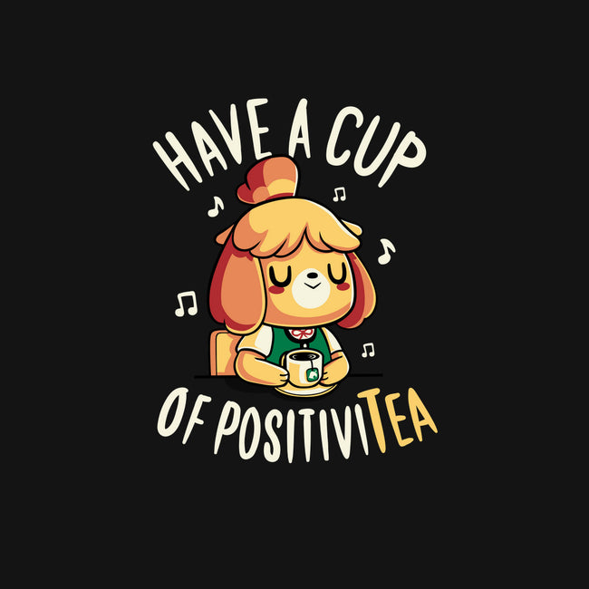 Cup of Positivitea-none stretched canvas-Typhoonic
