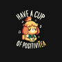 Cup of Positivitea-none stretched canvas-Typhoonic