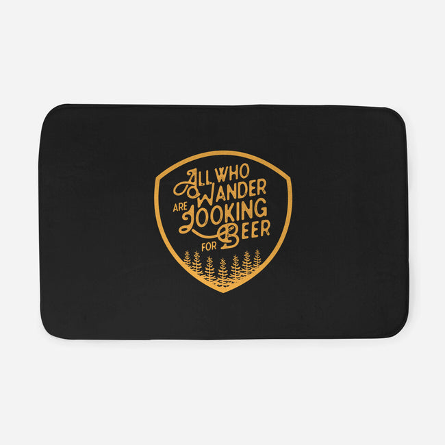 All Who Wander are Looking for Beer-none memory foam bath mat-beerisok