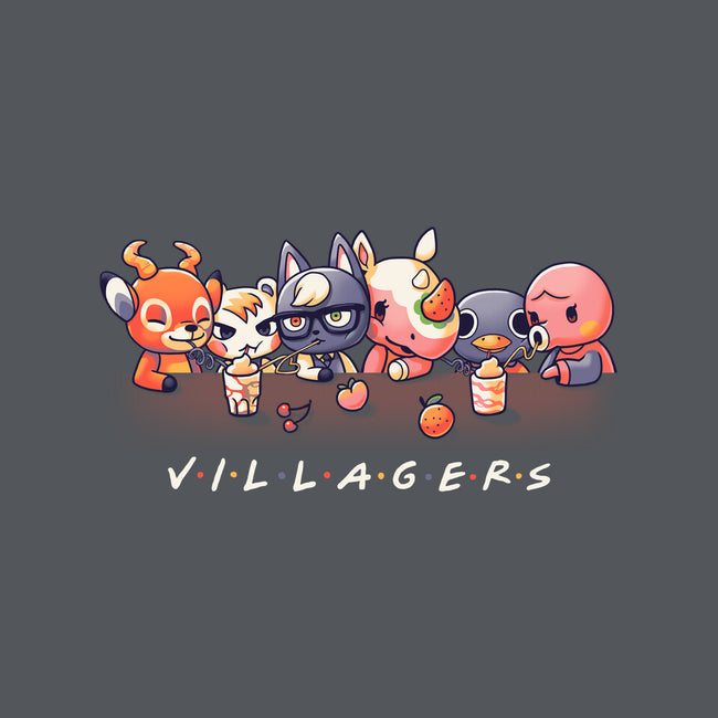 Villagers-none removable cover w insert throw pillow-Geekydog