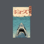 Shark Ukiyo-E-none polyester shower curtain-vp021