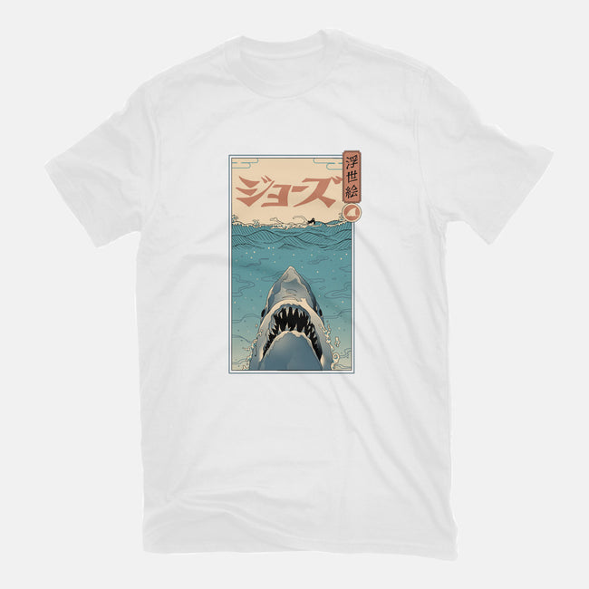 Shark Ukiyo-E-mens long sleeved tee-vp021