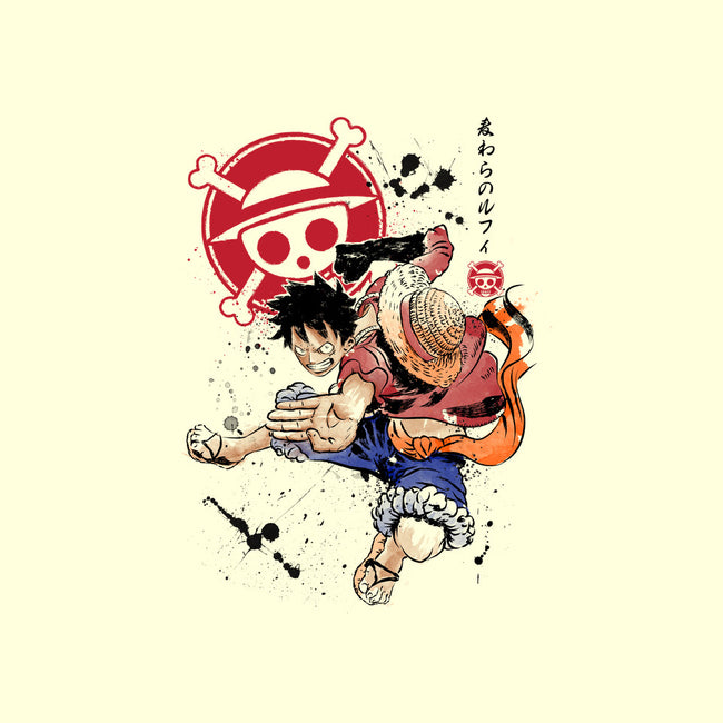Straw Hat Captain-none stretched canvas-DrMonekers