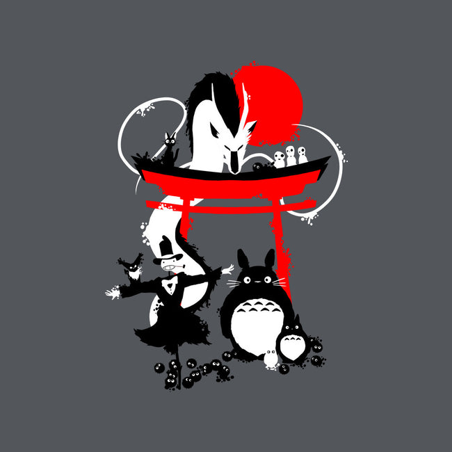 Japanese Creatures-unisex basic tee-leo_queval