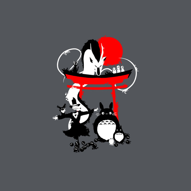 Japanese Creatures-youth basic tee-leo_queval